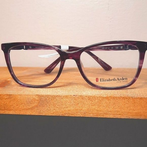 NEW Elizabeth Arden Eyeglass Frame, Prescription-ready PURPLE glasses 52-16-140 - Picture 5 of 5